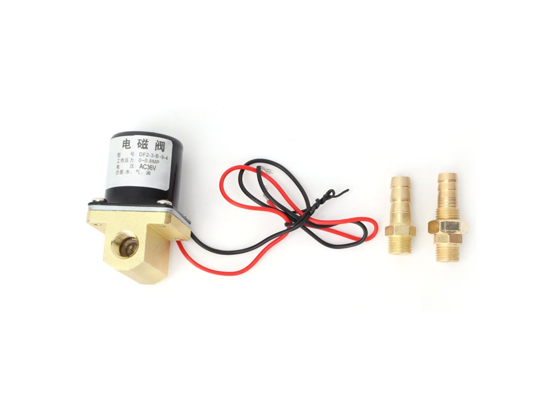 Válvula Solenoide Para Máquina De Soldar 0~0,8 Mpa Gases Agua Aire Argón Co2 G1/8'' Ac36v