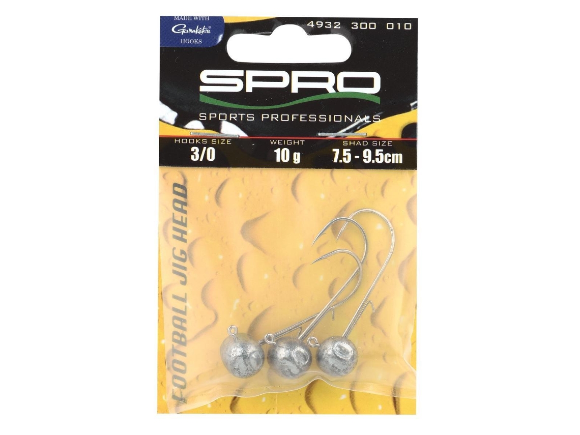 Cabeza de plomo SPRO Round Jighead - Jig 22 - 3,1 cm