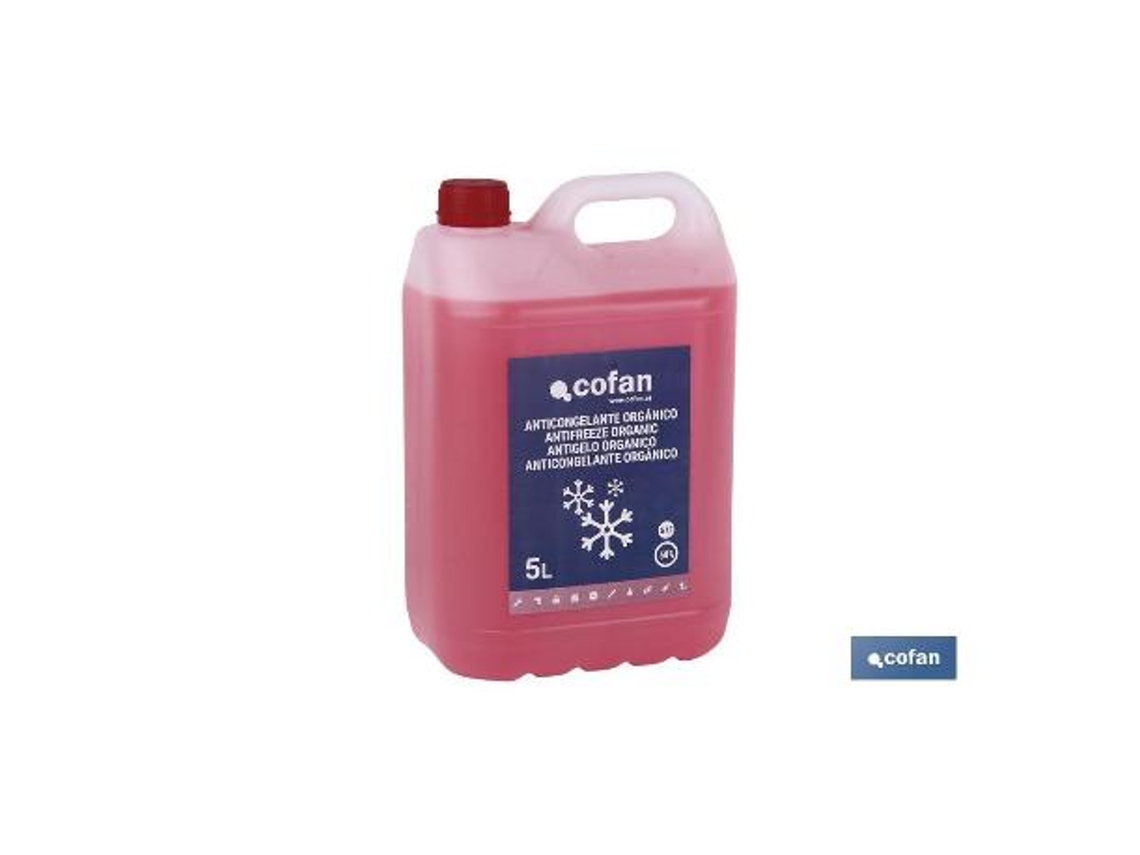 Anticongelante g-12 rosa 50% orgánico 5 l