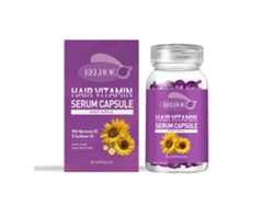 Cápsulas de aceite morado para el cuidado del cabello