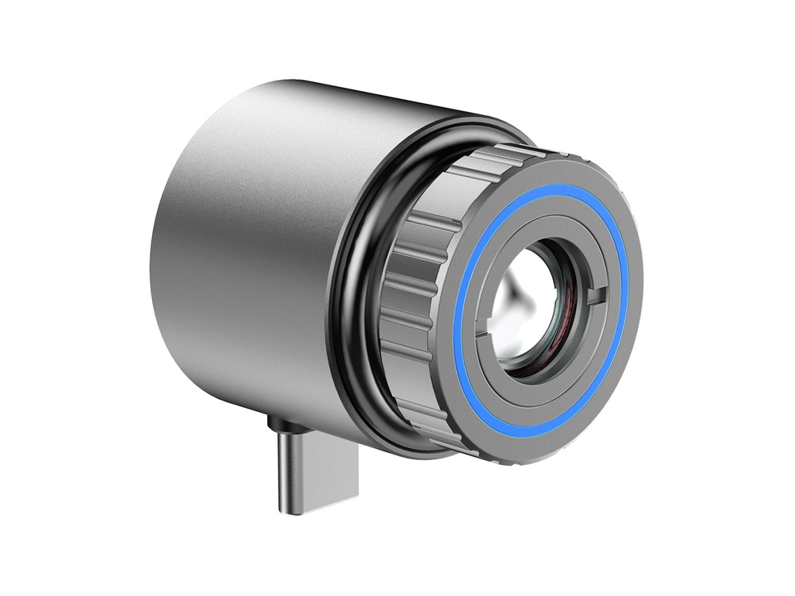 La Cámara Termográfica Móvil Gtguard Clearview C210 Cuenta Con Un Zoom Digital De 1 A 8x Y Una Resolución De Detector De 256 X 192.