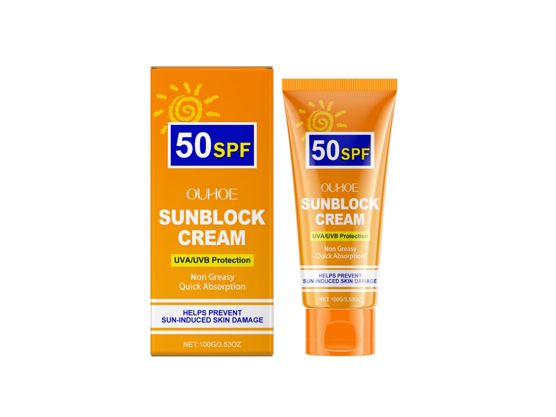 Hidratante con protector solar SPF 50+ para piel sensible.