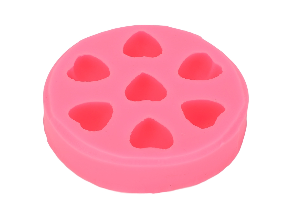 Molde De Silicona Reutilizable Con Forma De Corazón Para Decorar Pasteles Y Chocolates.