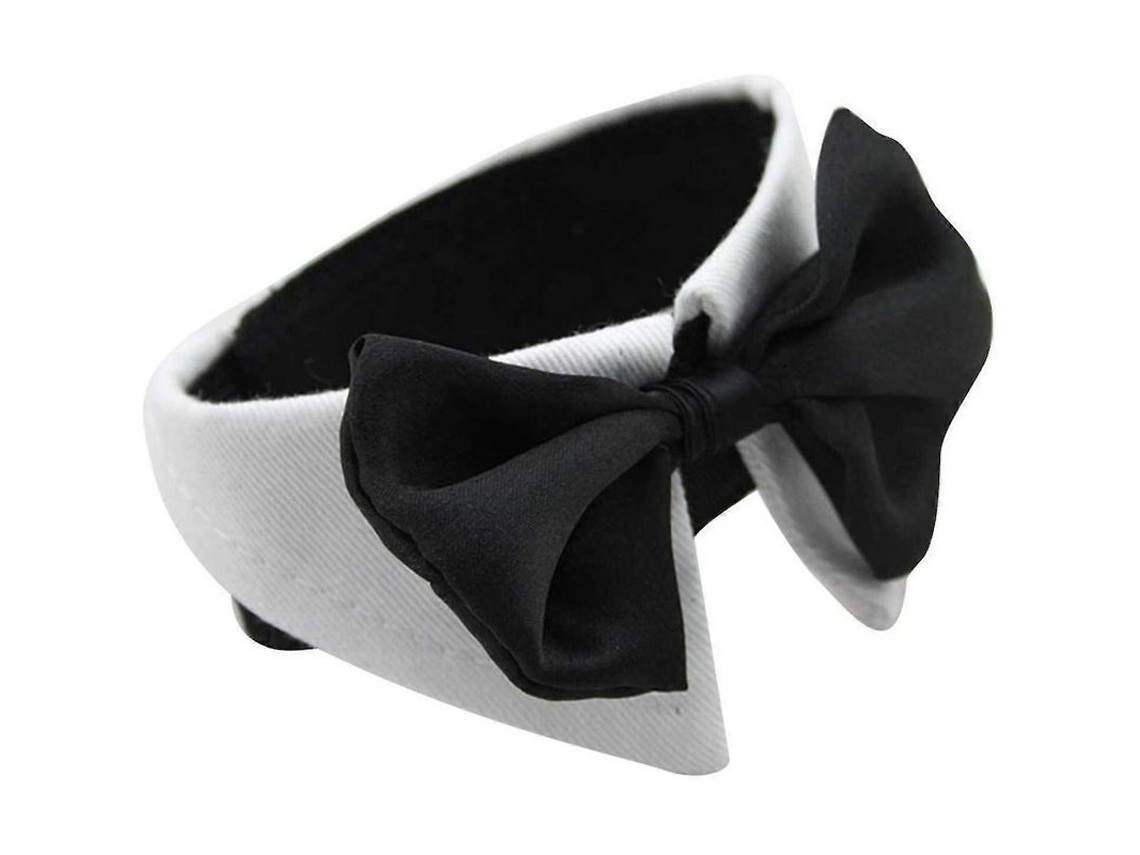 2026-corbata De Lazo Para Perros Ajustable Collar De Perro Para Bodas Fiestas Hecho A Mano Talla L 55.8-63.5 Cm