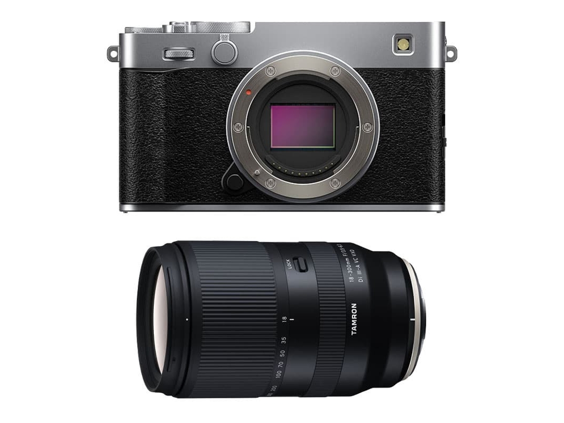 Fujifilm X-e5 Plata + Objetivo Tamron 18-300mm F/3.5-6.3 Di Iii-a Vc Vxd