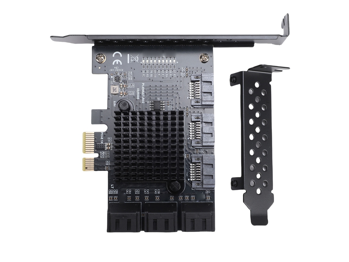 Tarjeta De Expansión Pcie 1x A 9 Puertos Serial Ata3.0 Adaptador Ssd Pcie3.0 Gen3 6gbps Para Win10 11 2003