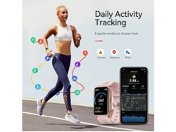 Reloj inteligente con monitor de actividad física, pantalla táctil de 1,57 pulgadas, monitorización de frecuencia cardíaca y oxígeno en sangre, IP68, Yizhood