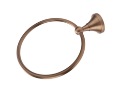 Toallero redondo de latón dorado antiguo, soporte para toallas de baño, accesorios de almacenamiento para cocina, Jortmrd