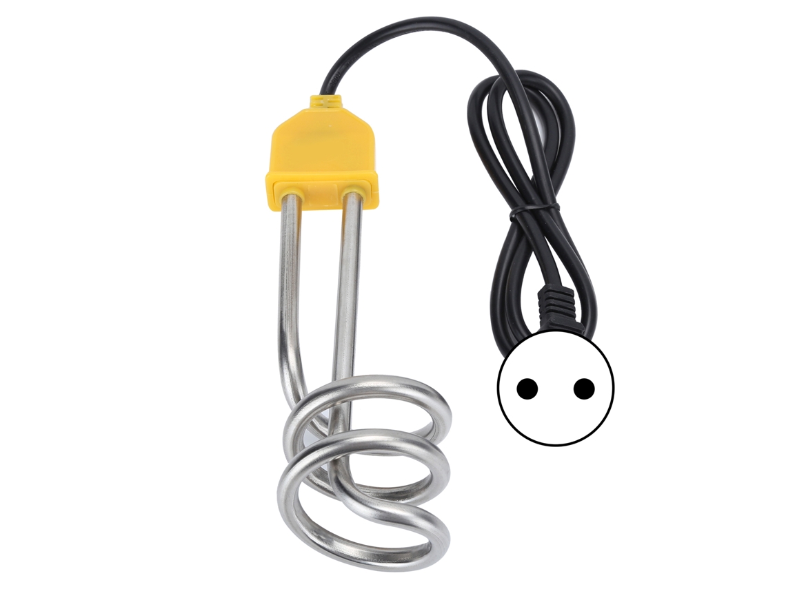 Calentador De Agua Portátil De Inmersión De 1500 W Para Cubos, Piscinas Y Bañeras, Con Cable De 95 Cm.