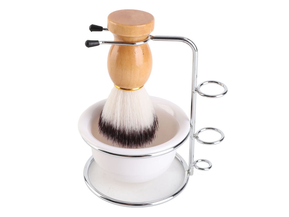 Kit De Afeitado Para Hombre Con Portavaso De Brocha Y Taza De Jabón, Herramientas Portátiles Para El Hogar