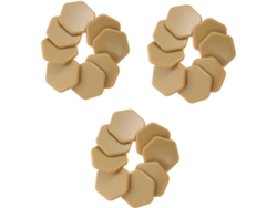 24piezas Deslizadores Hexagonales Muebles Protección Suelo