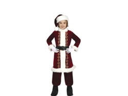 Disfraz de Niño GUIRMA Papá Noel Largo (5-6 años)