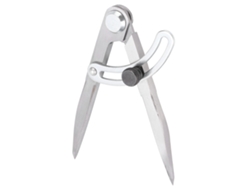 Compás De Acero Ajustable Para Marcar Círculos Con Lápiz, 125 Mm, Herramienta Para Manualidades.