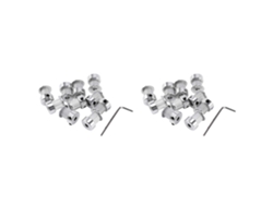 Polea de distribución 2GT de 20 dientes con orificio de 5 mm para correa GT2 de 2 m, ancho de 10 mm, juego reducido, 20 unidades.