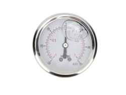 Manómetro De Vacío Axial De Acero Inoxidable Y60 De 1/4 Bsp Y Manómetro De Presión De Aceite