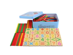 2026-juego De Aritmética Con Palos Magnéticos De Madera, Rompecabezas Matemático Para Aprender Y Jugar