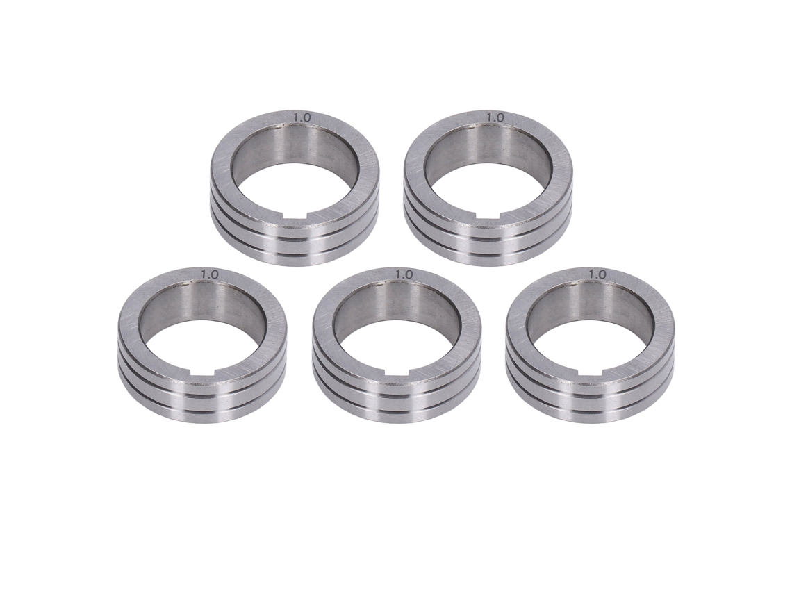 5 Rodillos Alimentadores De Alambre De Soldadura De 0,8-1,0 Mm Para Máquinas De Soldar Binzel 15ak, 24kd Y 36kd
