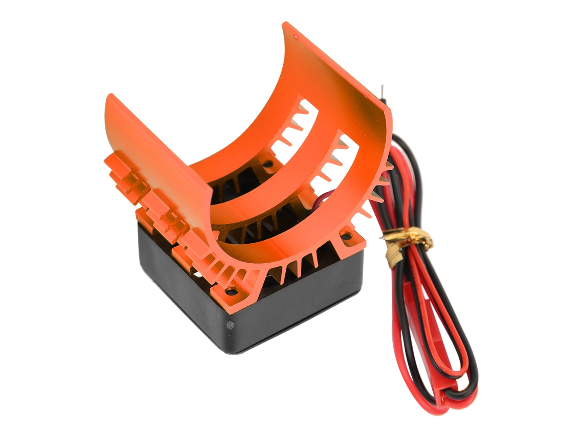 Ventiladores de refrigeración para coches RC escala 1/10 Surpasshobby Naranja Negro Sin marca