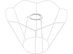 Soporte de anillo metálico para casquillo E27, estructura de hierro macizo, redondo y cuadrado, 130 mm, 250 mm, 200 mm SFUSHOS