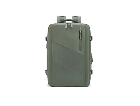Mochila Mochila De Viaje para Computadora Portátil Mochila Informal Mochila para Hombres Y Mujeres Bolsa Liviana-Verde Militar