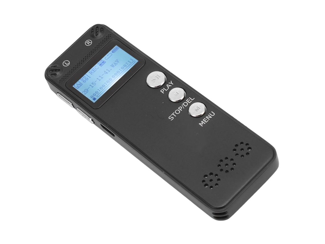 Grabadora De Voz Digital Profesional Con Grabación Activada Por Voz, Reducción De Ruido, Reproductor Mp3 Hd Con Altavoz, 32 Gb