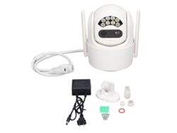 Cámara De Vigilancia Domo Wifi Para Exteriores 1080p Hd Con Visión Nocturna A Color Y Seguimiento De Movimiento.