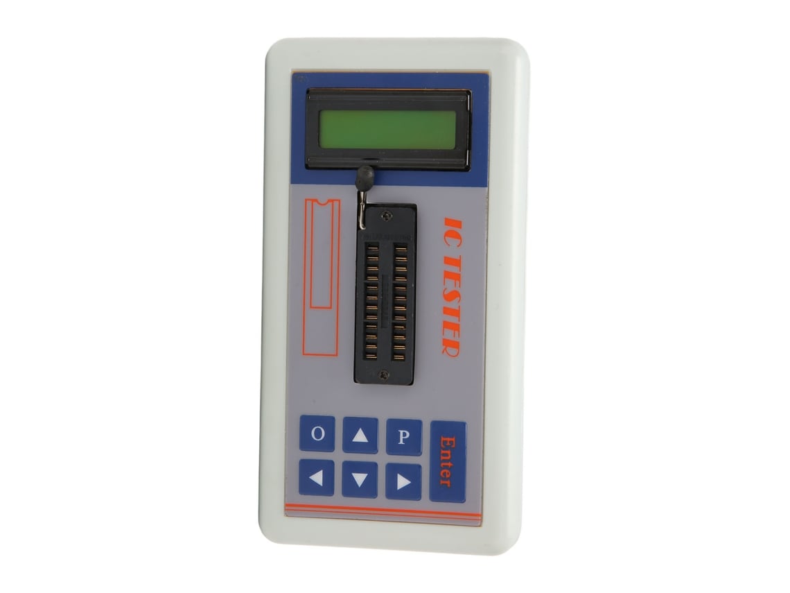 Probador de circuitos integrados con modos automáticos, 5 V-3,3 V, medidor de transistores IC multifuncional para chips de interfaz optoacopladores.