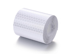 Cinta Reflectiva Impermeable Para Vehículos, 2 Paquetes 5cmx3m Pegatinas De Advertencia De Alta Intensidad Para Coches Y Motocicletas 5*300cm Blanco