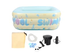 Ats-baño Inflable Para Bebé Tubería De Baño De Pvc Grueso Piscina Hinchable Plegable Multifuncional Para Hogar Enchufe Eu 220v