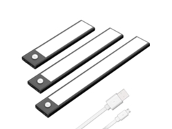 Luz Blanca De 40 Cm - Elfeland - Luz Nocturna Recargable Con Sensor De Movimiento Para Armarios, Cocinas Y Alacenas