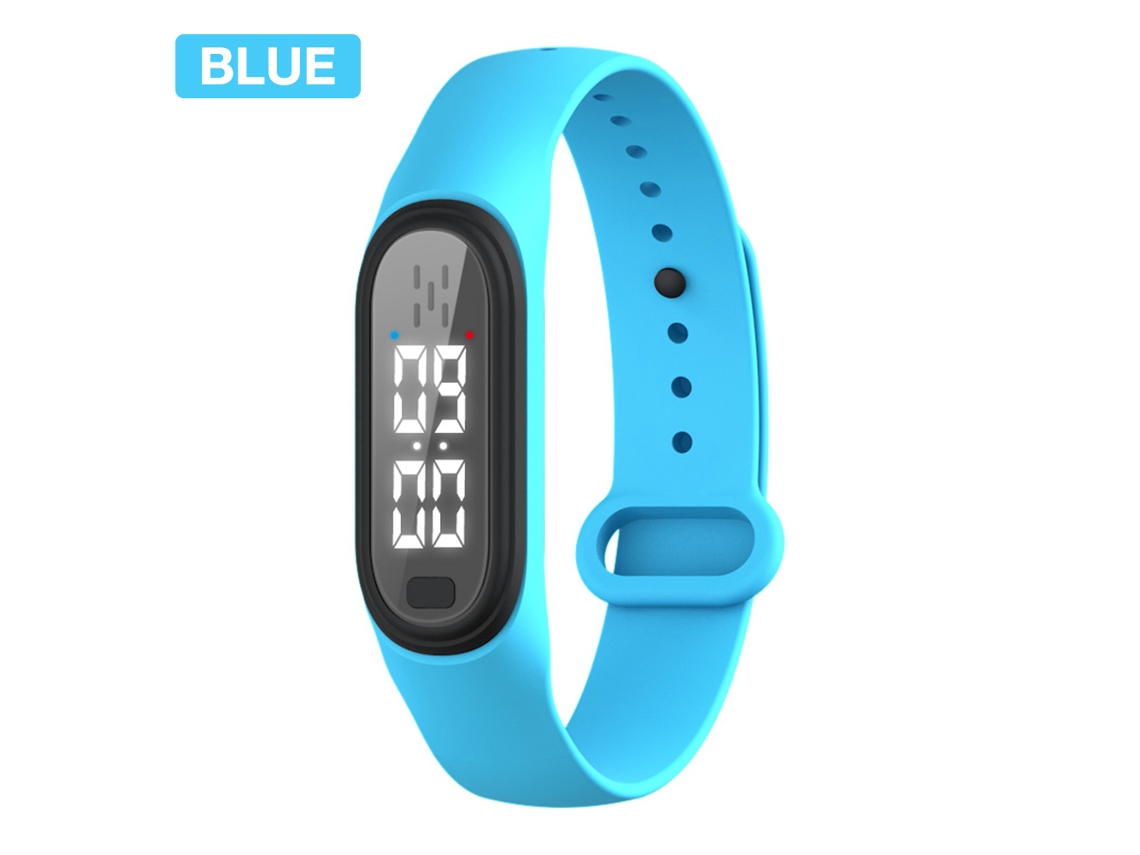 Pulsera Ultrasónica Antiinsectos Con Indicador De Hora Para Niños Y Adultos, Carga Usb.