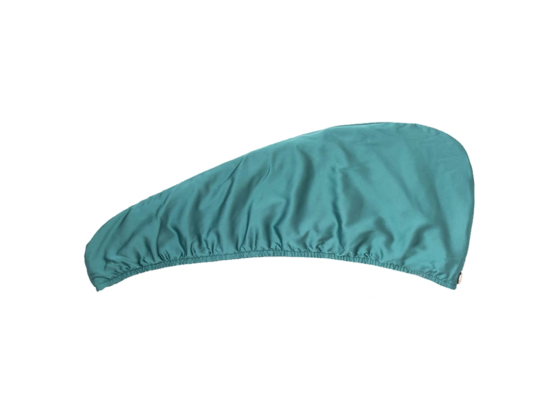 Toalla KOFIHETY Cabello Turbante Rizado Verde (Talla Única)