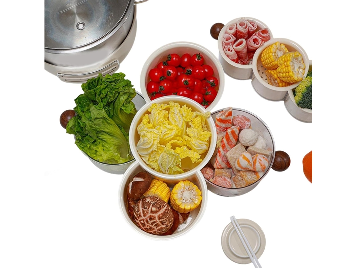Bandeja Para Servir Lanches | Bandeja Giratória De Frutas 360° Com