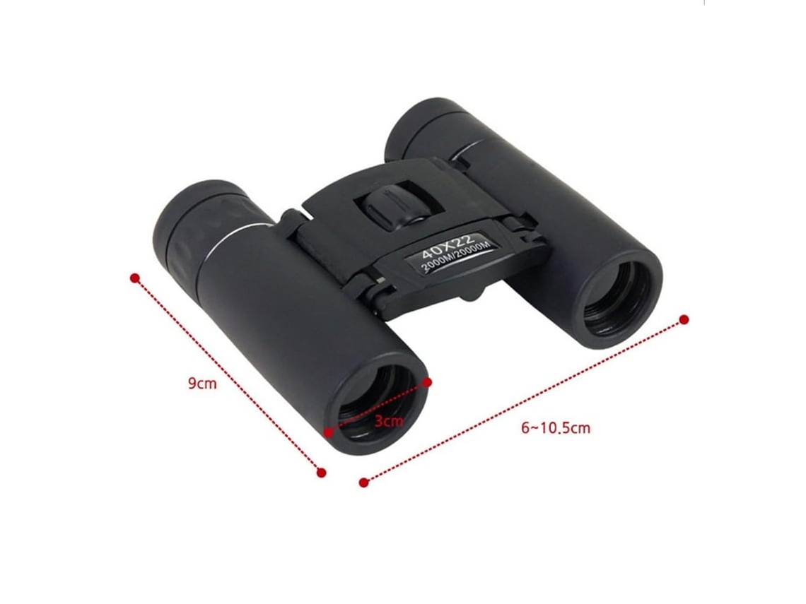Mini binoculares portátiles de bolsillo 40x22, telescopio compacto de alta potencia para acampar al aire libre, cazar, conciertos, viajes y tours. Bestvite