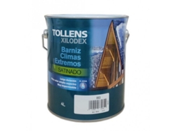 Barniz Al Agua Climas Extremos Satinado 4 Lt (Iroko De Tanzania 513)