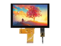 Pantalla Lcd De 5 Pulgadas Con Táctil Capacitivo Módulo De Visualización 800x480 Ángulo De Vista Completo Interfaz Ic Lvds