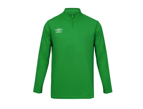 Chándale para Fitness UMBRO Chándal Media Cremallera Verde (XL)