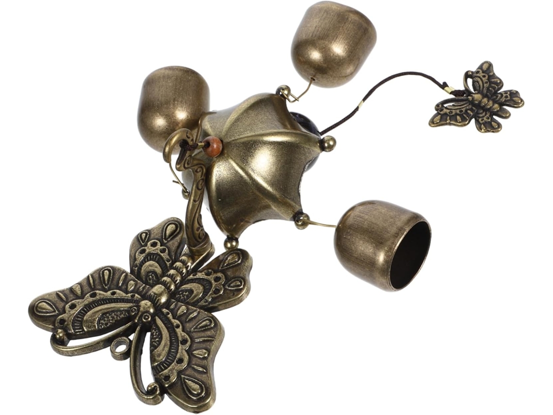 Campana Magnética Decorativa De Latón Antiguo Estilo Retro Para