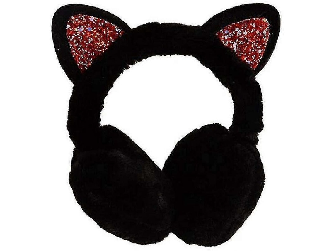 2026-auriculares De Oso Gatito Con Lentejuelas Diseño Suave Caliente Plegable Ajustable Para Invierno