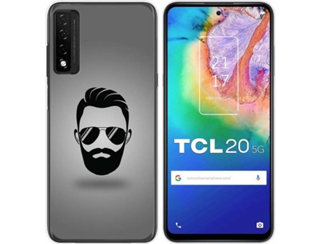 Carcasa TCL 20 5G TUMUNDOSMARTPHONE Barba Multicolor