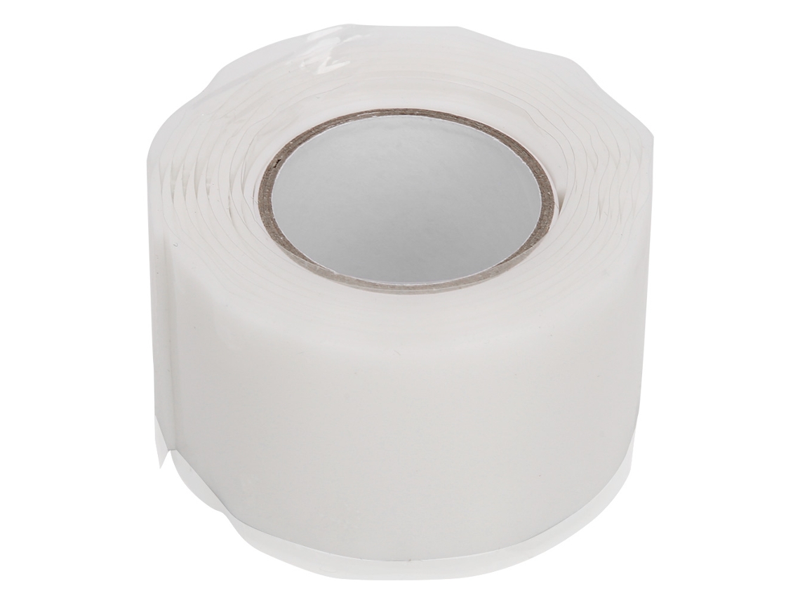 Cinta de reparación de tuberías PPR impermeable, 1 metro, blanca/roja-blanca