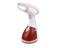 Plancha de vapor portátil, estándar europeo, pequeña y compacta, 1370 W Mdug (rosa)