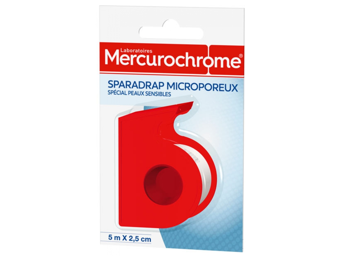 Esparadrapo Microporoso 5M X 2,5 Cm MERCUROCHROME