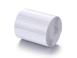 Cinta Reflectiva 3m X 50mm Impermeable Autoadhesiva De Alta Intensidad Pegatinas De Advertencia Para Seguridad 1 Pieza Blanca