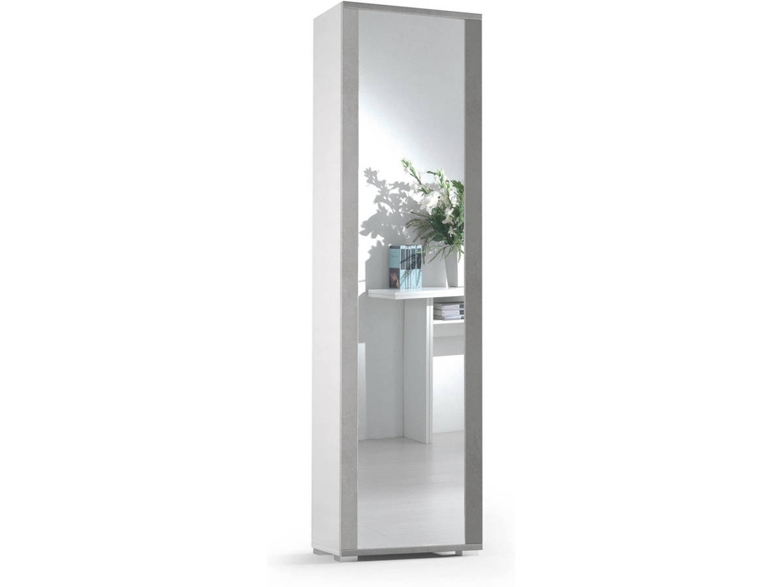 Armario DMORA Blanco (Aglomerado de Melamina - 50x182x32 cm)