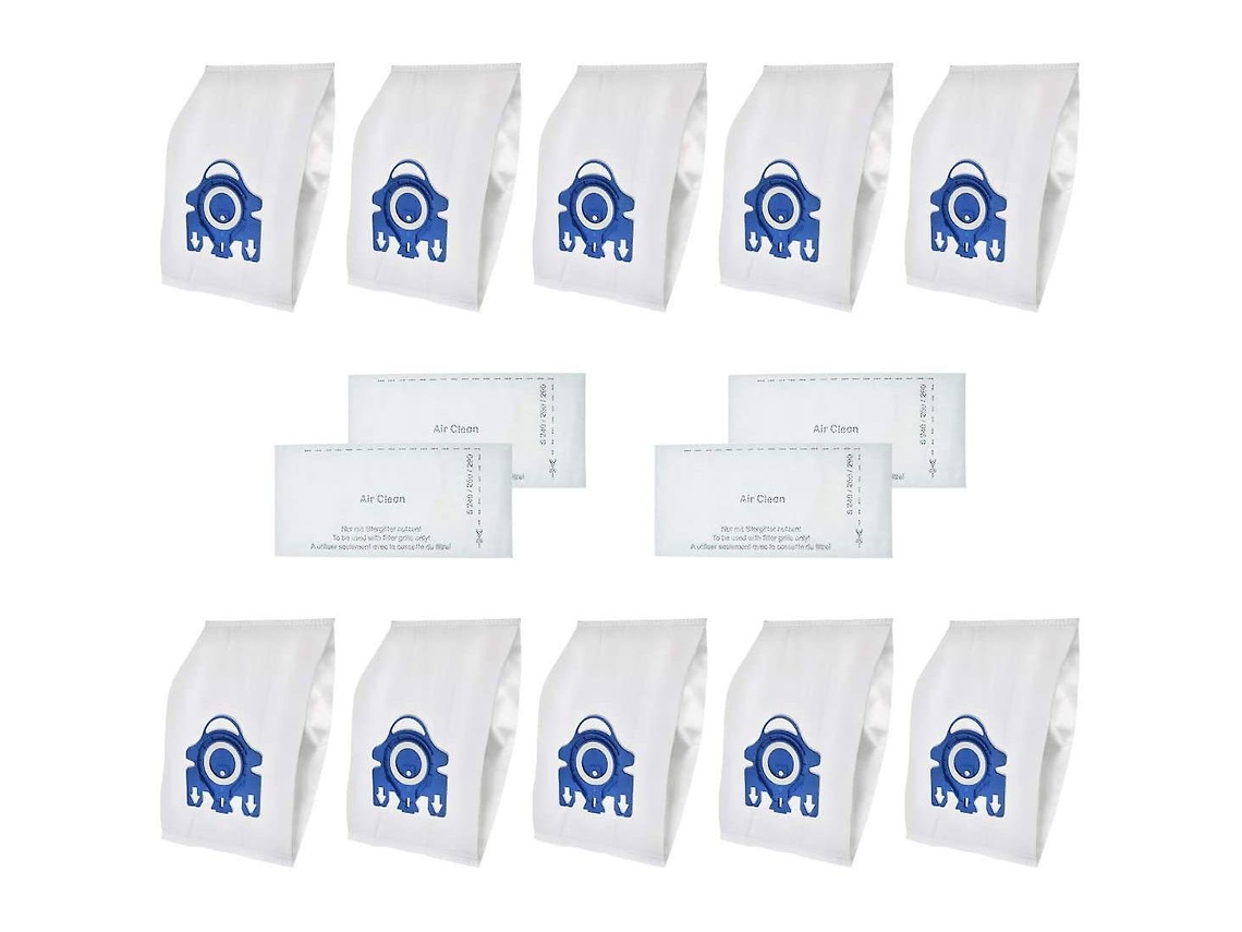 Acessórios de Aspirador 10 bolsas de polvo de repuesto Gn y 4 paquetes de polvo S2 S5 S8 C1 C3