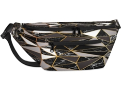 Bolso bandolera de mármol de 38 x 25 x 9 x 19 cm, impermeable.