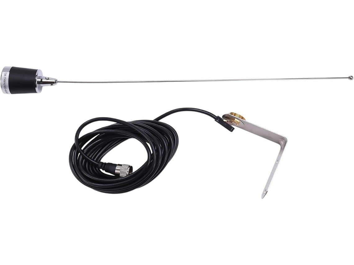 Antena Para Coche Nmo Vhf Uhf 144/430 Mhz De Doble Banda De Alta Ganancia Con Cable