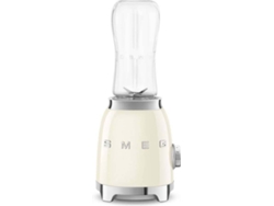 Mini Batidora SMEG PBF00CREU con 1 Botella To Go (300 W - 600 ml - Crema)