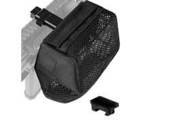 Recogedor De Latones De Acero Con Malla Resistente Al Calor Y Fondo Cremallera Para Montaje Picatinny Y Descarga Rápida